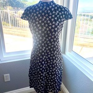 NWOT Black/White Midi Dress-Size M